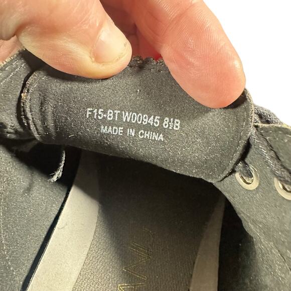 Cole Haan Black Leather Wingtip Oxford Sneakers - Size 8.5 - Picture 9 of 9